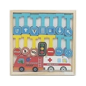 Mádara Wooden Jigsaw Vehicles