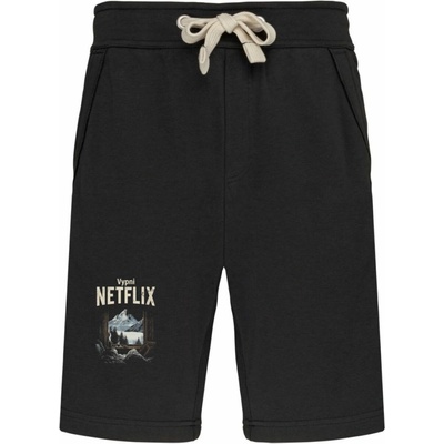 Vypni Netflix Pohodlné kraťasy s potiskem