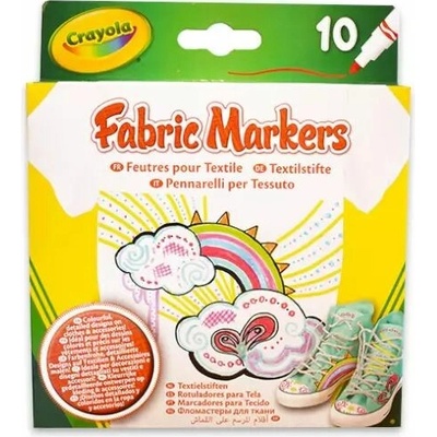 Crayola sada 10 fix pro textil