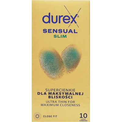 Durex Sensual Slim презервативи 10 бр