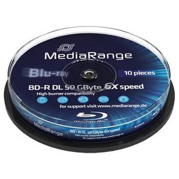 MediaRange BD-R 50GB 6x, printable, spindle, 10ks (MR509)