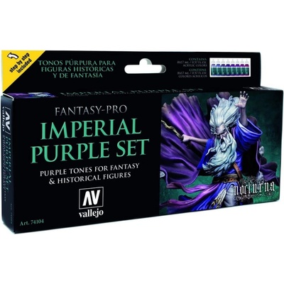 Vallejo Pro Nocturna Set 74104 Imperial Purple Set 8