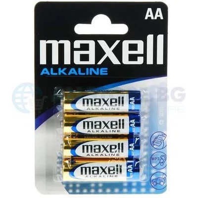Maxell Алкална батерия maxell lr-6 /4 бр. в опаковка/ 1.5v (ml-ba-lr6-blist)