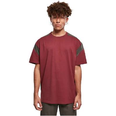 Тениска Urban classics Active short sleeve T-shirt - Red (Cherry / BlackBird)