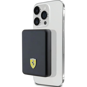 Ferrari Преносима батерия Ferrari FEPB5MNCAK, 15W, 5000mAh, черна / черна, Metal Logo MagSafe (KXG0075298)