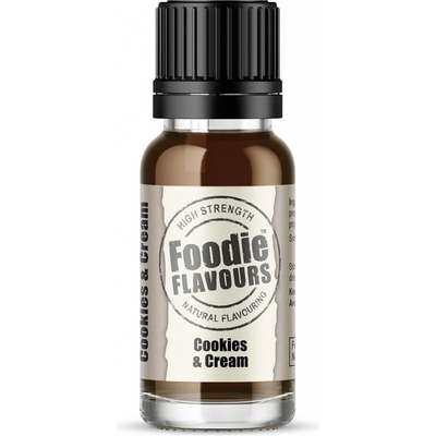 Foodie Flavours Prírodná koncentrovaná vôňa 15 ml sušienky a krém