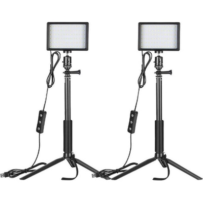 Neewer ZC-10S dvě svítilny LED + filtry + stativy