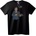 NOONEBRAND Тениска с калиграм на мафия - 2XL, Black