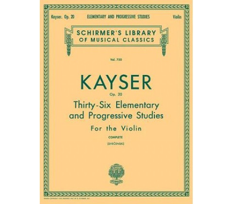 36 Elementary & Progressive Studies, Op. 20