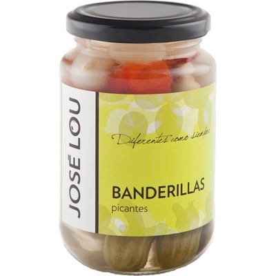 José Lou Španielske pikantné zeleninové špízy Banderillas Picantes 330 g