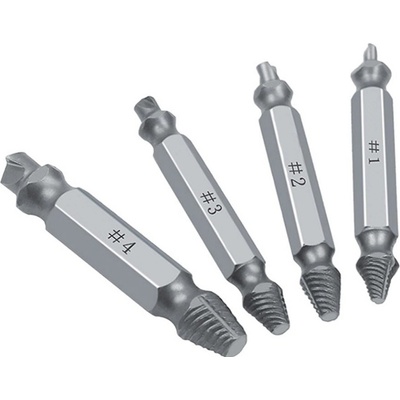 Verk 11345 Vyťahováky poškodených skrutiek 2-12 mm 4 ks