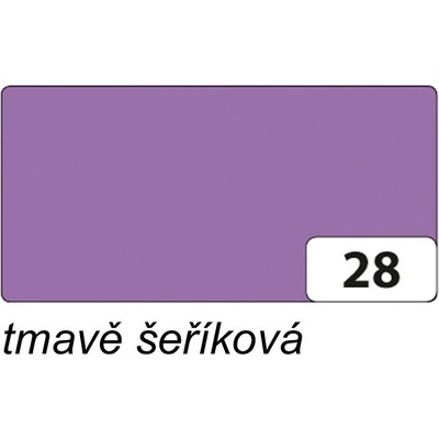 Folia Bringmann Barevný papír 130g 1 list A4 Tmavě šeříková