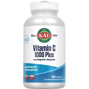 KAL Vitamin C 1000 Plus S/R - 250 таблетка