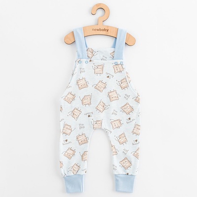 New Baby Dětské bavlněné lacláčky Biscuits modrá