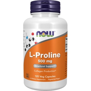 Image 1 of NOW L-Proline [120 капсули]