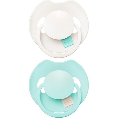 Lovi Cumlík silikónový dynamický PRIME Tutti Frutti 2 ks Lagoon/Mint