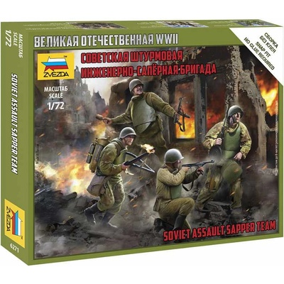 Zvezda Soviet Assault Group WWII 1:72