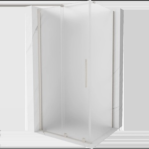 Mexen Velar плъзгаща се душ кабина 150 x 100 см, замръзена, четкан никел - 871-150-100-31-97 (871-150-100-31-97)