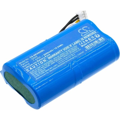 Baterie pro Dejavoo Qd2, Nexgo N86, Wizarpos Q2, 2600mAh, Li-Ion, 7.4V, GX05, HQ