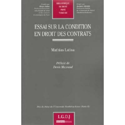 essai sur la condition en droit des contrats | Latina m