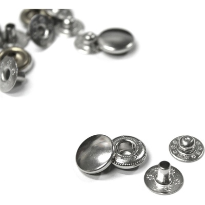 KOH-I-NOOR Druk WUK 11mm stříbrná barva knoflík nýtovací na středně silné látky – Zboží Dáma