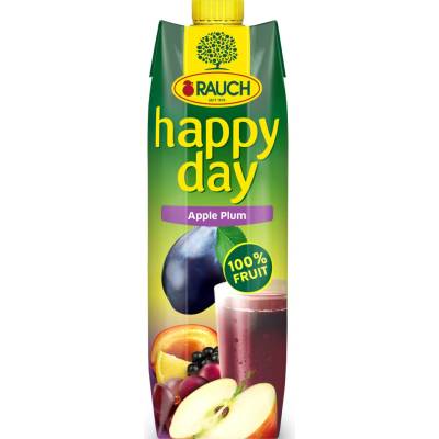 Rauch Happy Day jablko a švestka 1 l