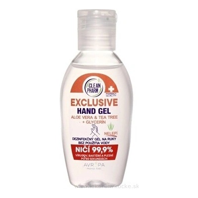 AVROPA CleanPharm Hand Gel Exclusive dezinfekční gel na ruce 50 ml