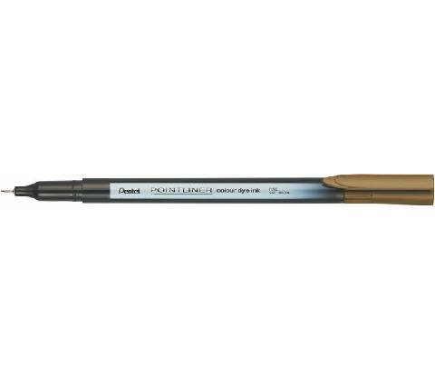 Pentel Pointliner hnedá S40-E3