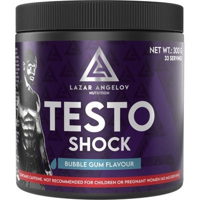 Lazar Angelov Nutrition Testo Shock | with Tribulus & Maca [300 грама] Дъвка