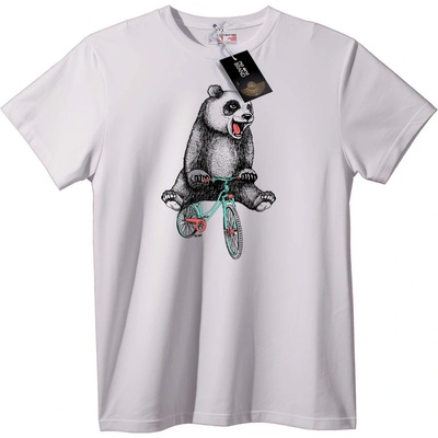 NOONEBRAND Тениска Мечка с Колело - XL, Black