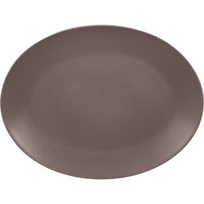 RAK Porcelain Talíř oválný 36 x 27 cm hnědá RAK-NFNNOP36CB