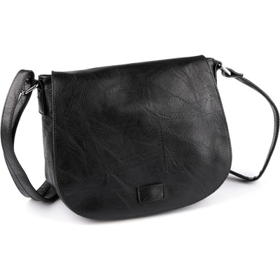 Kabelka crossbody 26x23 cm černá