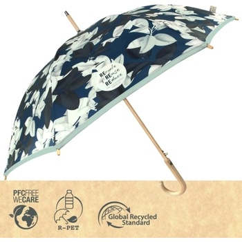 Дамски автоматичен чадър Perletti Green 19100