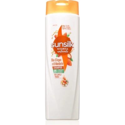 Sunsilk Argan & Almond Oil arganový šampon proti lámavosti vlasů 250 ml