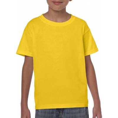 Gildan detské tričko Heavy Daisy žltá