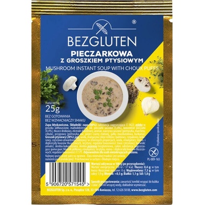 Bezgluten Polévka žampiónová s těstovým hráškem bez lepku 22 g