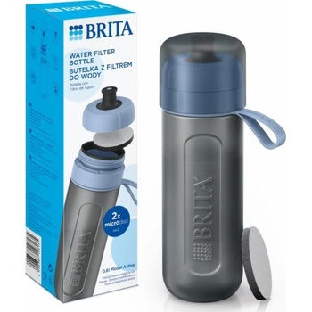 Brita Fill & Go Active 0,6l modrá + 2 ks filtru