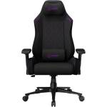 LORGAR CHA41, Ergonomic Gaming Chair Advanced, premium anti-stain fabric, Black/purple (LRG-CHA41-BK-PR) - xtreme