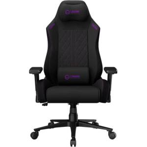 LORGAR CHA41, Ergonomic Gaming Chair Advanced, premium anti-stain fabric, Black/purple (LRG-CHA41-BK-PR) - xtreme