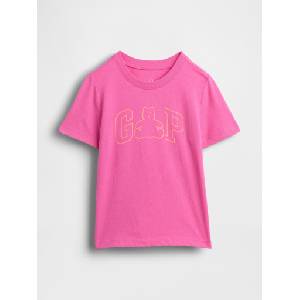 GAP Бебешка тениска Brannan Bear с лого GAP GAP | Rozov | Момичешки | 12-18 месеца