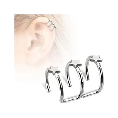 Šperky4U falešný piercing do ucha FP100