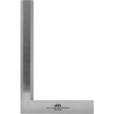 Kinex Прецизен прав ъгъл тип С и с висока твърдост K-MET 4001-03-250, Клас 00, HRC 55, DIN 875, 250x160 mm, ±0, 005 mm (4001-03-250)