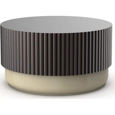 Decor Walther Koupelnová dóza Of Line s hnědým víčkem 16,5 cm písková