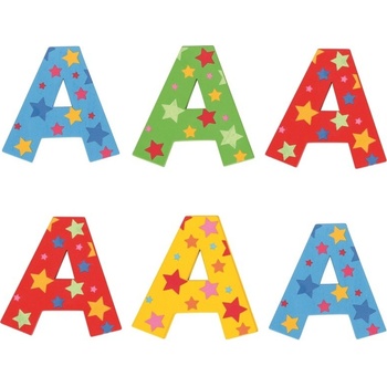 Bigjigs Toys hviezdičkové písmenko A