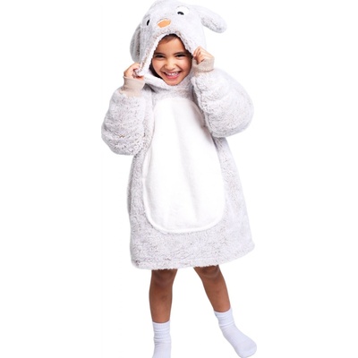 Cozy Noxxiez Králík hřejivá televizní mikinová deka s kapucí