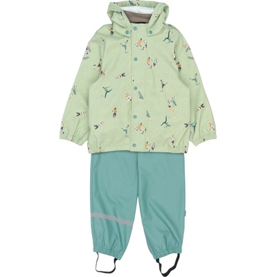 Mikk-Line Детска грейка Mikk-Line Kid's PU Rain Set AOP with Suspenders 104 Overall - Soccer AOP - размер 98 (EU) (702-5353-0414)