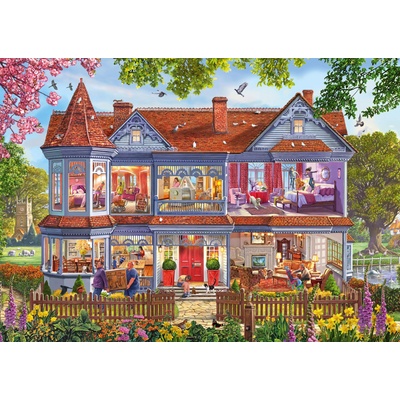 Schmidt Spiele - Puzzle Steve Crisp: House in spring - 1 000 piese