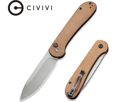 CIVIVI Button Lock Elementum Micarta
