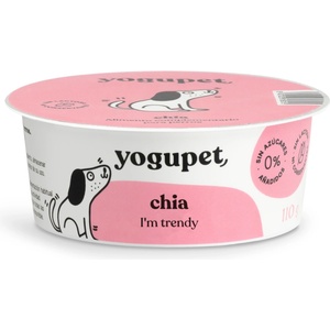 yogupet Chia - йогурт за кучета с чиа (без лактоза) 110gr
