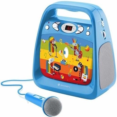 GoGEN Déčko Karaoke modrý CD přehrávač GOGDECKOKARAOKEB Radiopřehrávač
